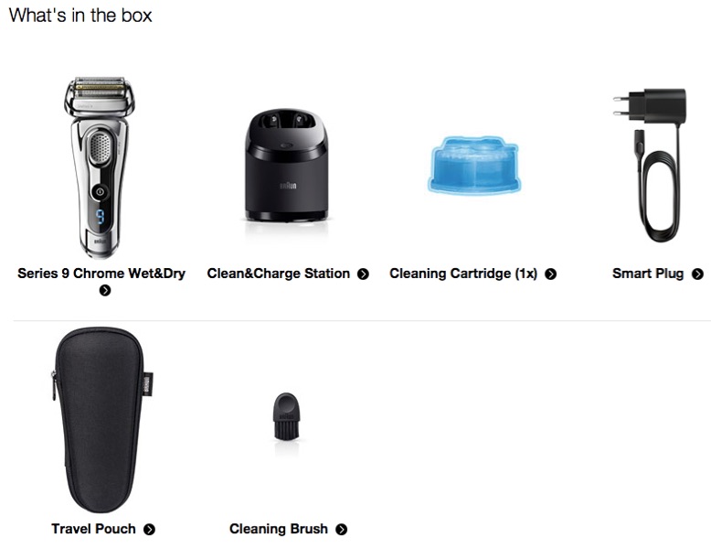 BRAUN 9295CC Series 9 TITANIUM Wet/Dry Mens Cordless Electric Shaver