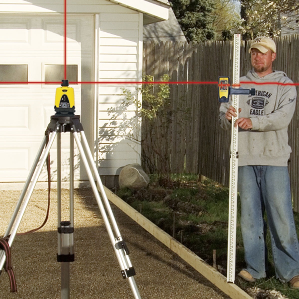 CST/BERGER LM30 WIZARD ROTARY LASER LEVEL & PLUMB, Dual Beam 57LM30S