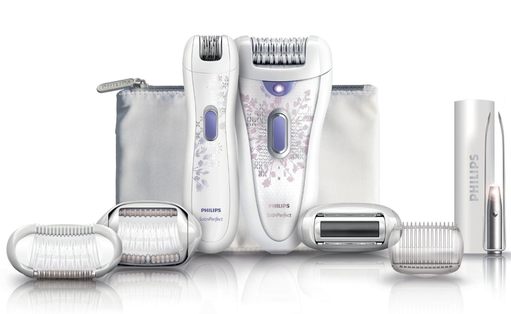PHILIPS HP6578 Satin Perfect RECHARGEABLE Ladies Epilator Body Face +3