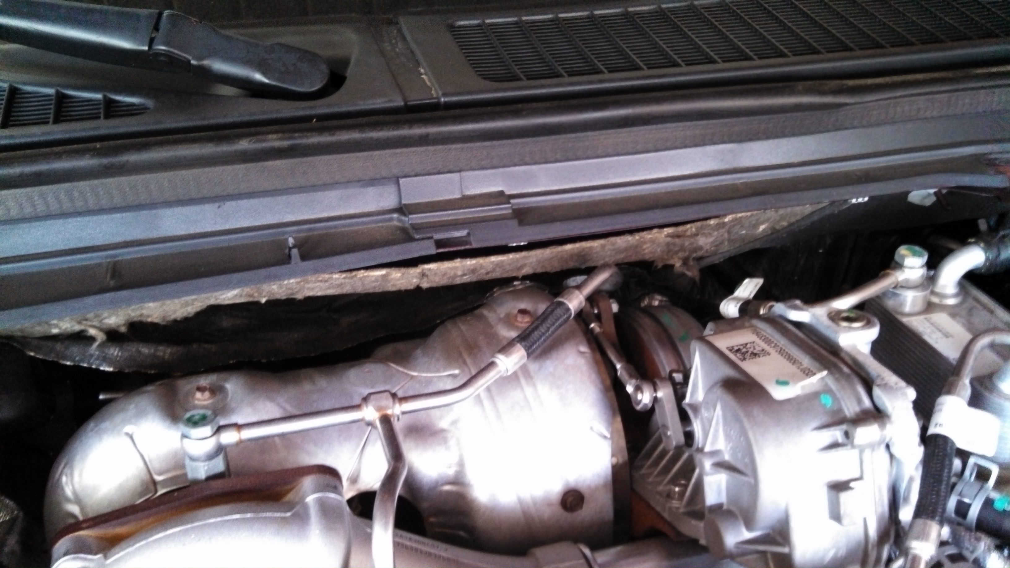 Engine Compartment Heat Shield issue? Ford Powerstroke Diesel Forum