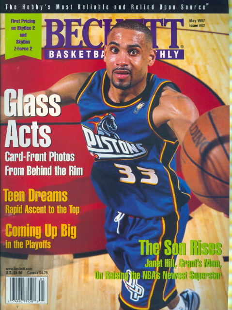 grant hill pistons. 1997 Beckett Basketball Monthly: Grant Hill - Pistons | eBay