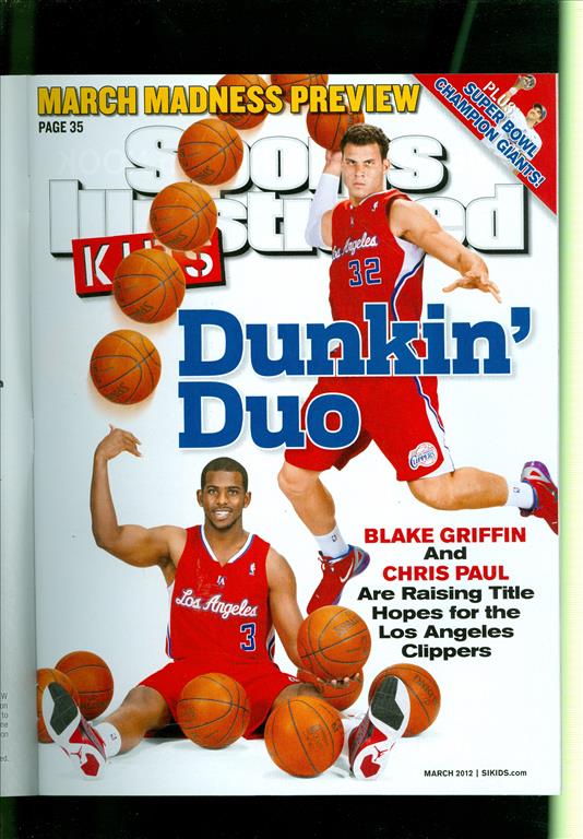 2012 Sports Illustrated Kids w Cards Chris Paul Blake Griffin The Dunking Duo