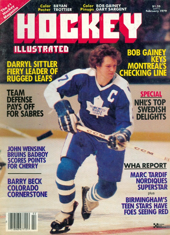 1979 Hockey Illustrated Magazine Darryl Sittler Maple Leafs/Bryan
