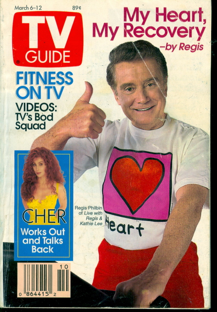 1993 TV Guide Regis Philbin Live with Kathie Lee
