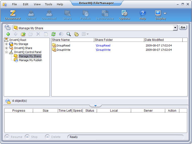 Windows 7 DriveHQ FileManager 64-bit 6.0.1060 full