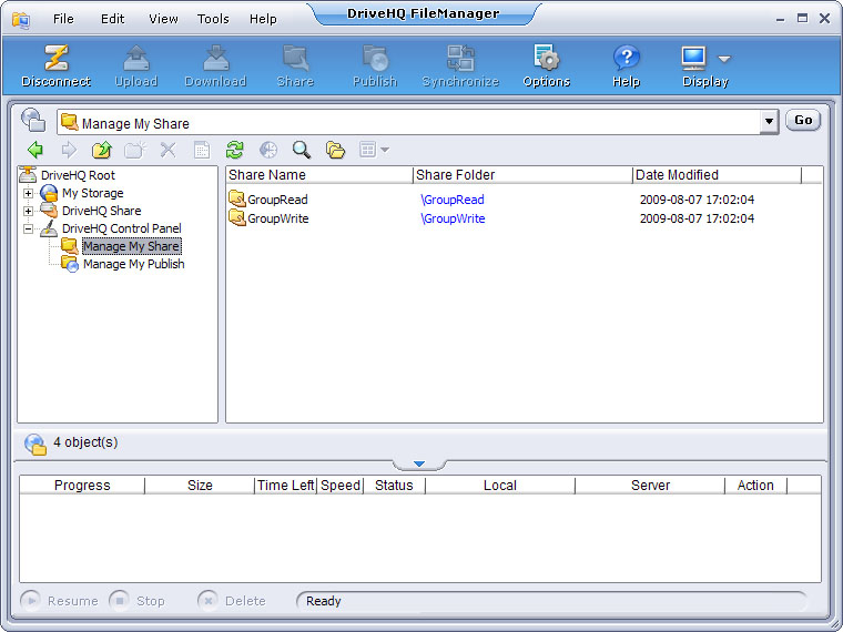 Windows 8 DriveHQ FileManager 64-bit full