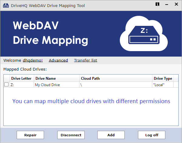 WebDAV Drive Mapping Tool 5.0 Screenshots.