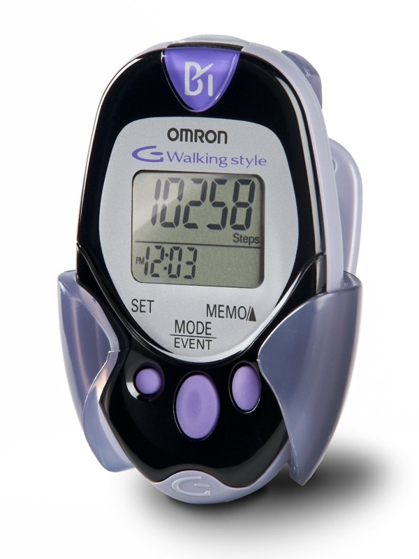 OMRON HJ720ITC Premium Digital PEDOMETER w/PC SOFTWARE USB CABLE