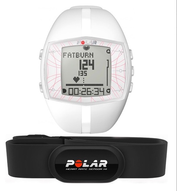polar heart rate monitor watch and chest strap