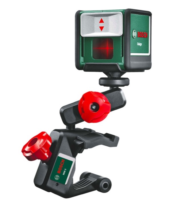 NEW BOSCH QUIGO Self Leveling Cross Line Laser Level/Plumb +MM2