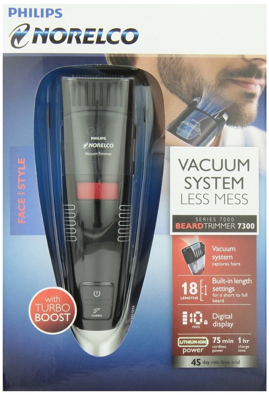 philips beard trimmer with vacuum