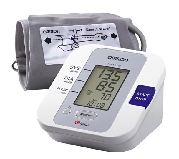 Omron HEM712C Monitor de presión arterial Digital con puño Grande Para