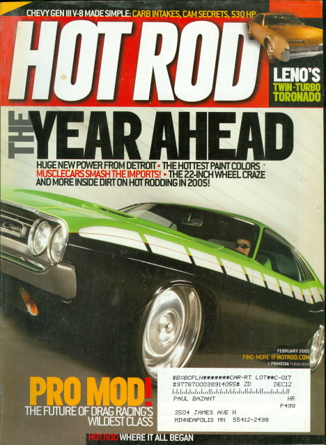 2005 Hot Rod Magazine Overhaulin Challenging Mopar