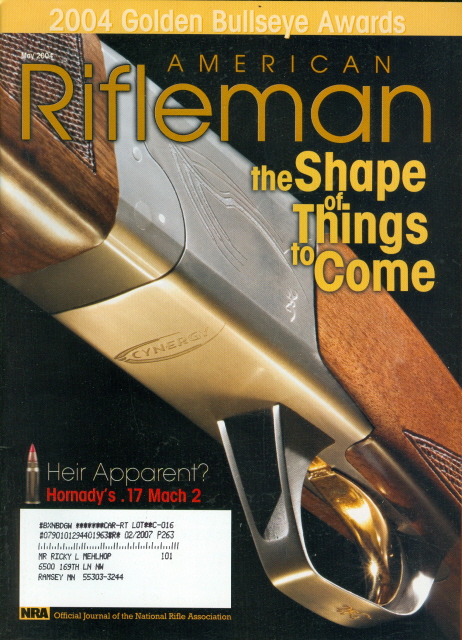   Rifleman Magazine Browning Cynergy Golden Bullseye Awards