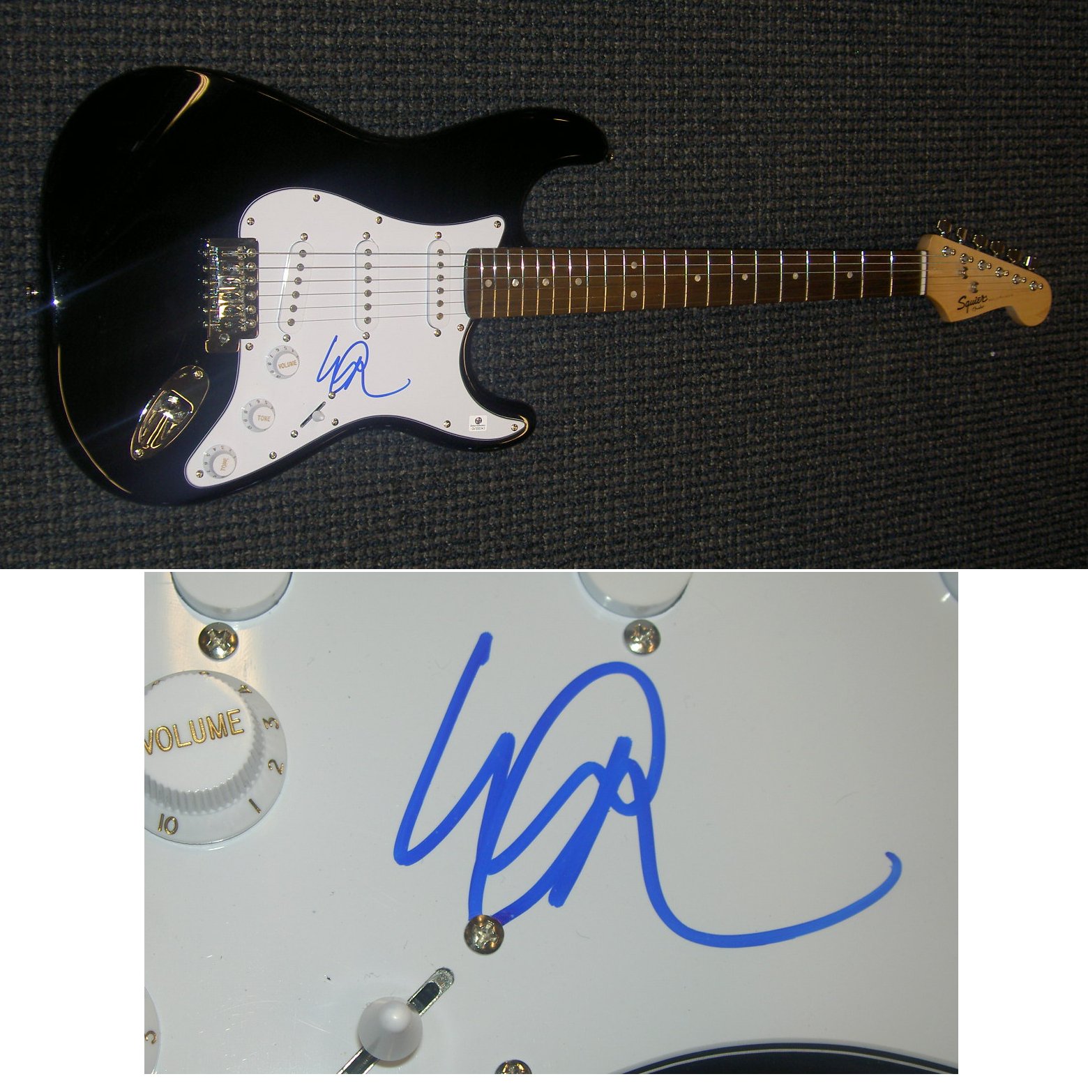 Michael Anthony Autographed Signed Guitar GAI Van Halen