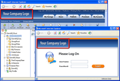 Custom Logo and Logon Page Service