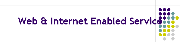 Web & Internet Enabled Service